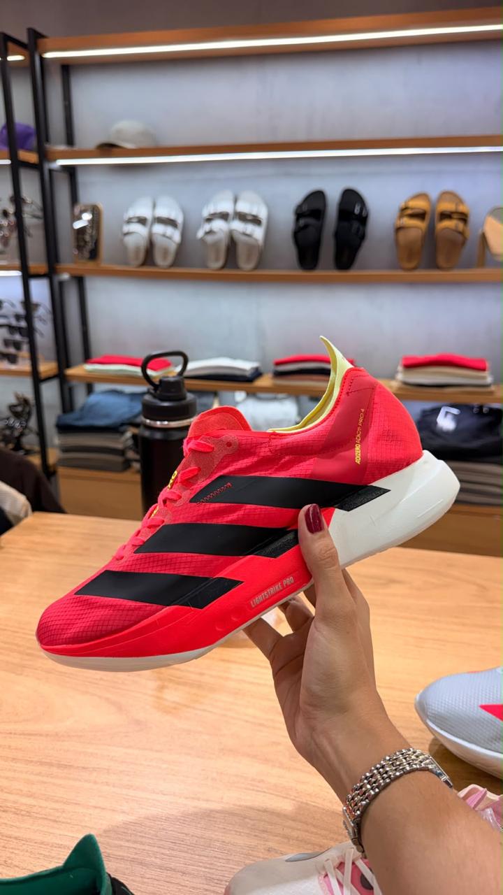 Tênis Adidas Running Vermelho e Preto