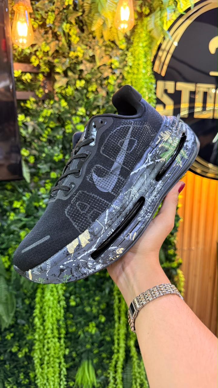 Tênis Nike Running Preto Marmorizado