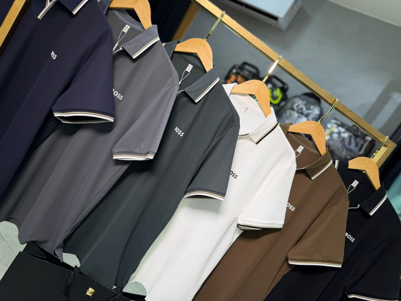 Camisa Polo Boss Friso na Gola