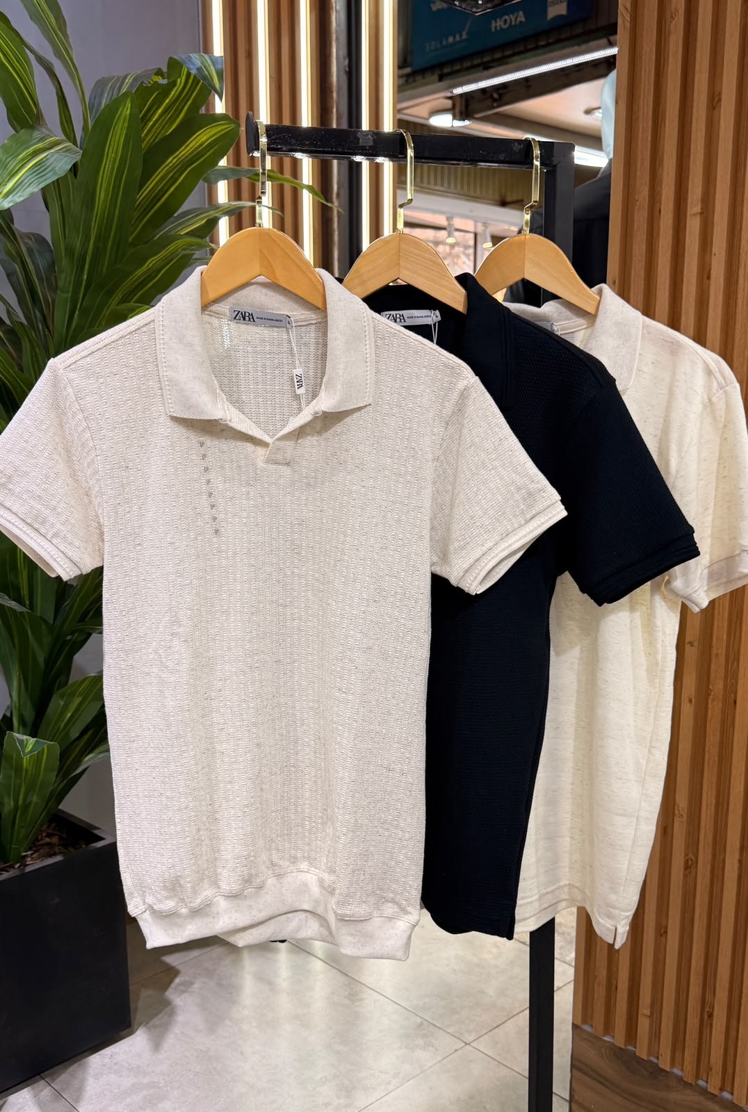 Camisa Polo Zara Tricô — foto 1